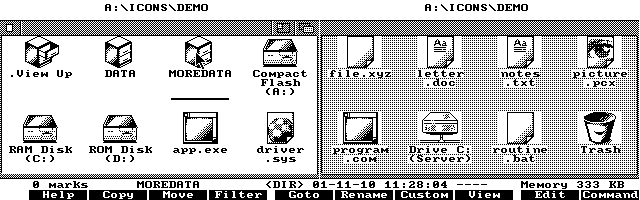 Captura de X-Finder Amiga Theme