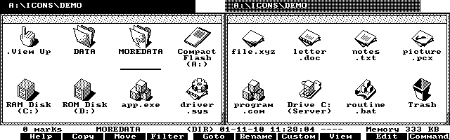 Captura de X-Finder BeOS Theme