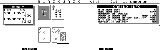 Captura de BlackJack