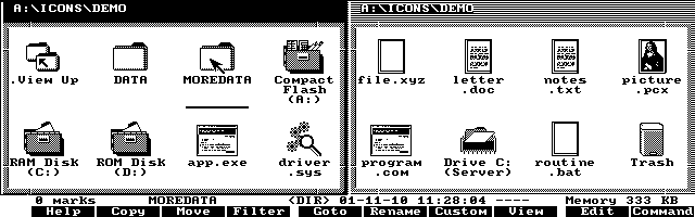 Captura de X-Finder CDE Theme