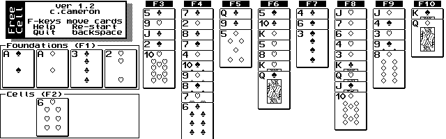 Captura de FreeCell