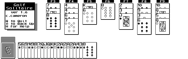 Captura de Golf Solitaire