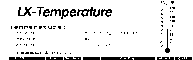 Captura de LXTemp - a palmtop thermometer