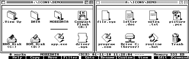 Captura de X-Finder Macintosh Theme