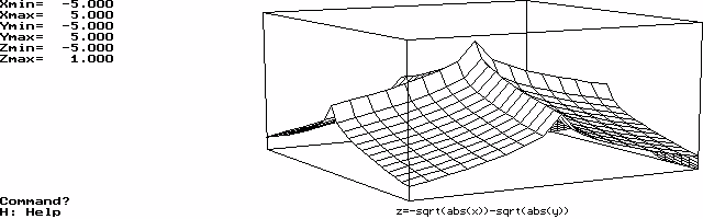 Captura de Mathematics Plotting Package 3D