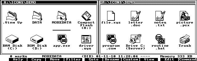Captura de X-Finder OS/2 Theme