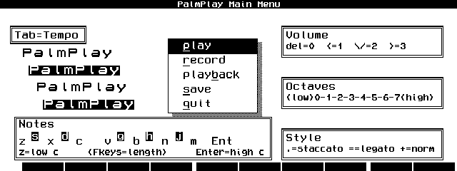 Captura de PALMPLAY