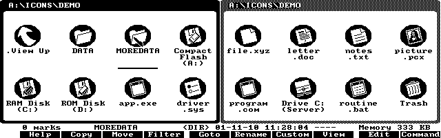 Captura de X-Finder PalmOS Theme