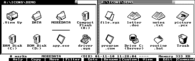 Captura de X-Finder QNX Theme