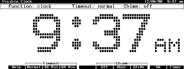 Captura de Visible Clock