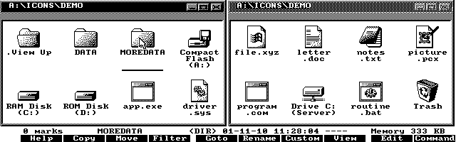 Captura de X-Finder Windows Theme