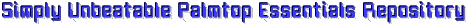 Simply Unbeatable Palmtop Essentials Repository